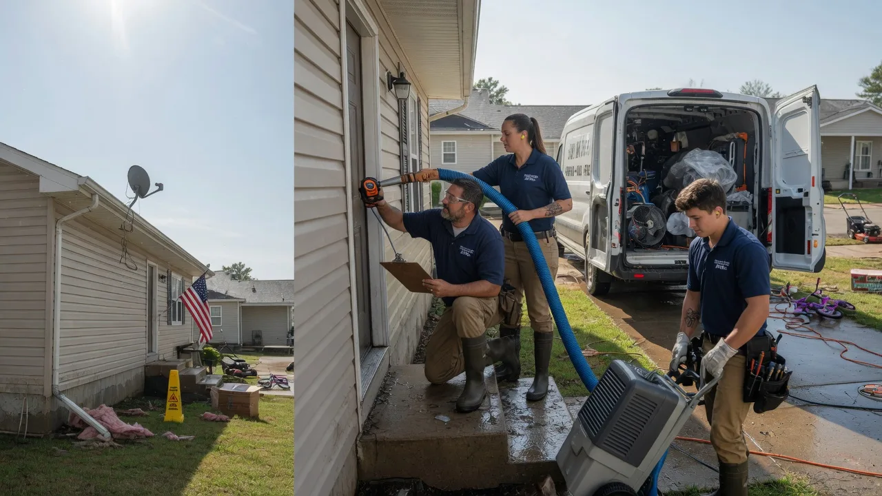 Ceiling Water Damage Restoration in Rutland, SD near me